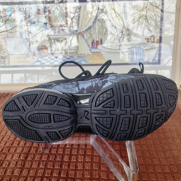 Women's Puma "Riaze Prowl" Black Ash Ice Dye Mesh Running Shoes. Size 6.5. Exc!! - Picture 8 of 11